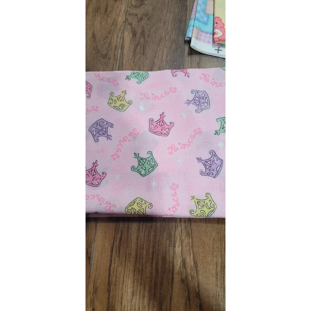 9 Assorted Cotton Blend Fabric Material Care Bear Baby